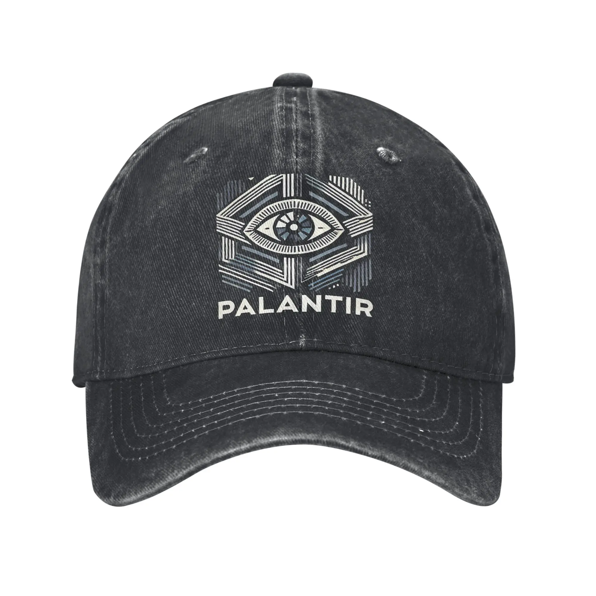 Palantir PLTR قبعة بيسبول خمر الدنيم المتعثرة غسلها Snapback قبعة للجنسين الأنشطة في الهواء الطلق قابل للتعديل صالح القبعات قبعة