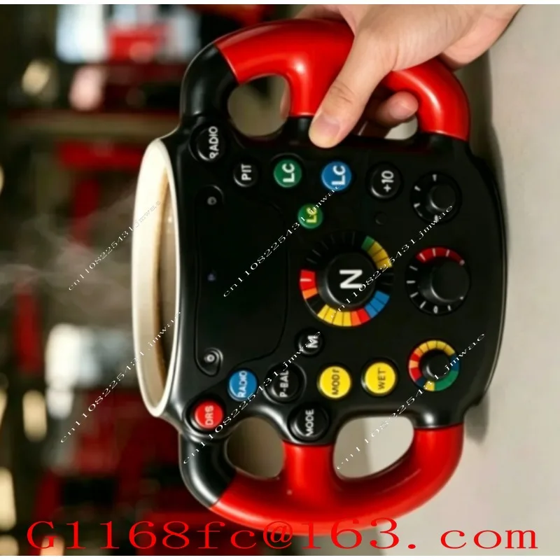 New multi-color steering wheel 3D steering wheel design 3D resin stainless steel cup