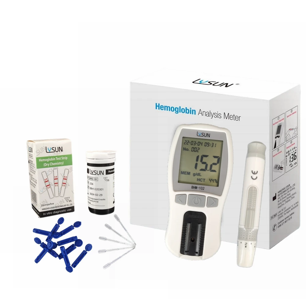 Portable Hemoglobinometer  Analyzer HB Meter  Test Equipment