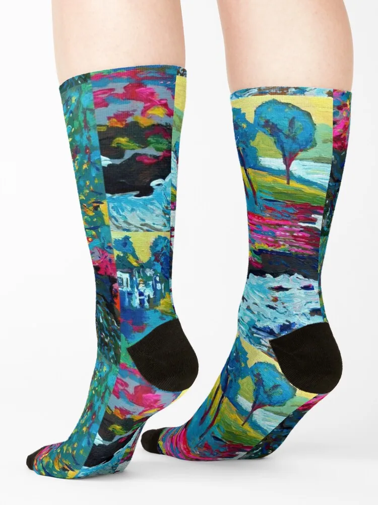 Sheen Falls, Kenmare, Kerry Socks sport cycling winter Stockings compression Luxury Woman Socks Men's