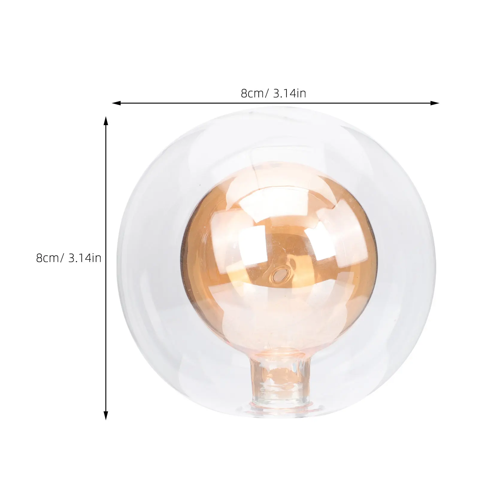 Pendant Light Shade Glass Firefly Chandelier Compatible Stylish Delicate Artistic Lampshade Creates Natural Soft Warm Lighting