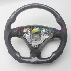 Replacement Real Carbon Fiber Steering Wheel for Audi A4 B6 2000-2006