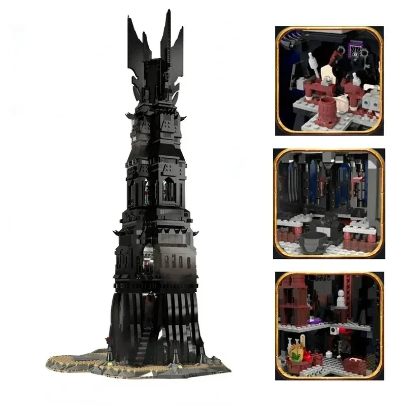 

IN STOCK compatible 10237 The Tower of Orthanc 2359Pcs Building Blocks Bricks Educational Toys Birthday Boy Gifts 16010