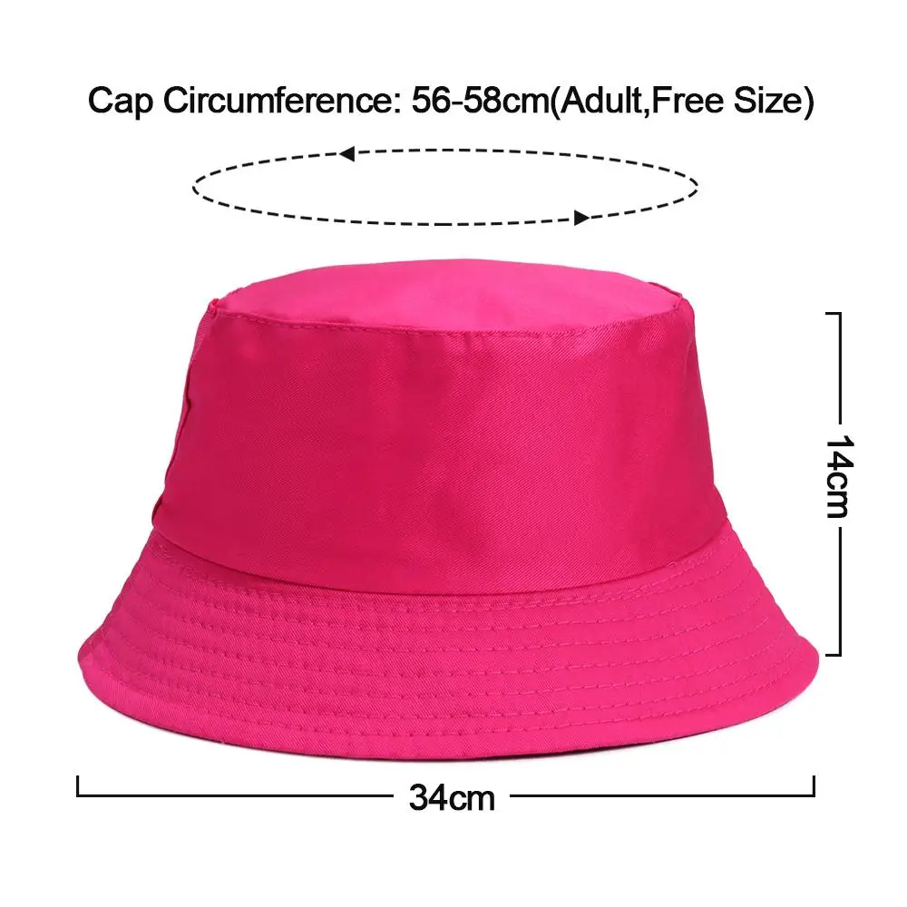 Bucket Hat Women Men Anti-UV Beach Sun Hat Summer Sunscreen Panama Hat Outdoor Foldable Portable Fisherman Cap