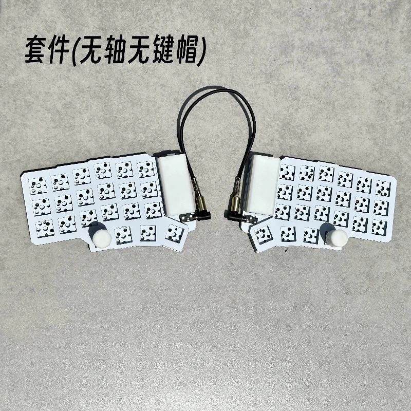 Silakka44 Split-toetsenbord Douane split-handen Ergonomisch QMK Split Hot SwapRP2040 FLESJE Links- en rechtshandige toetsenborden gamers Teclado