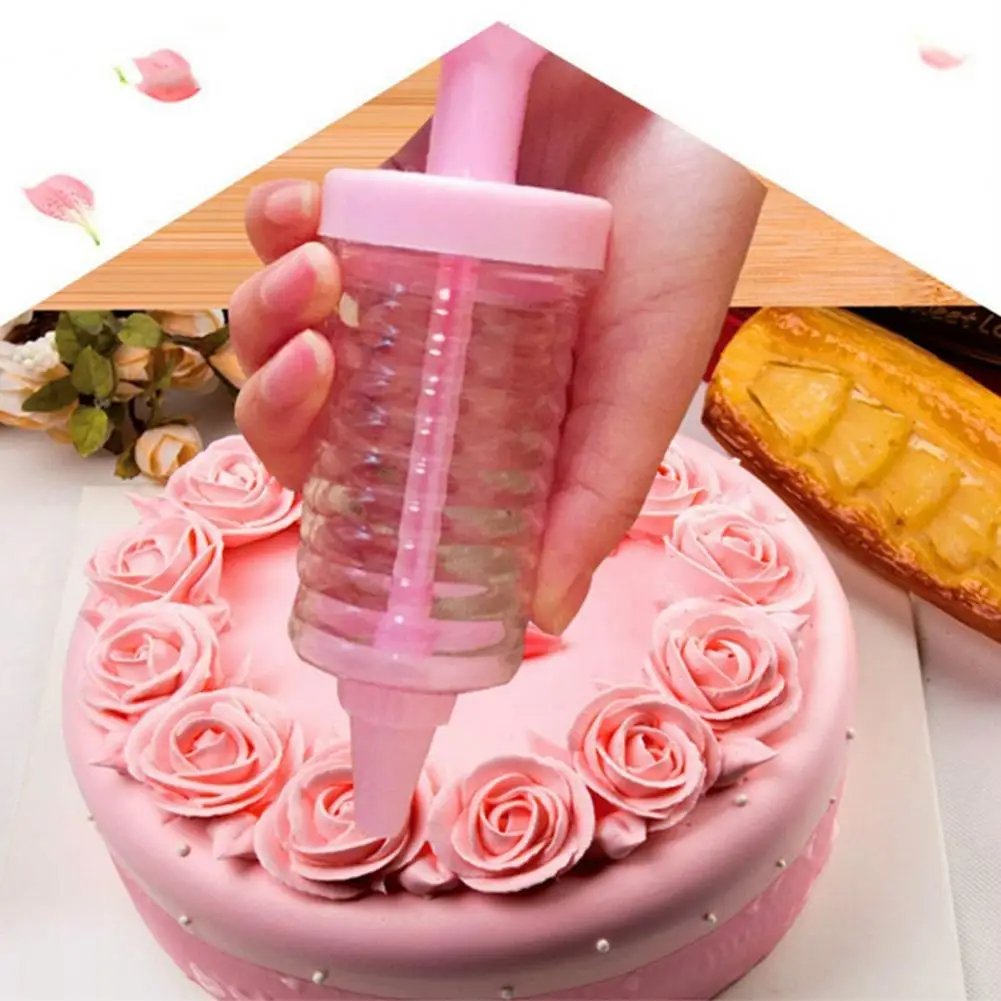 Cake Nozzle PP Pastry Making Nozzle Cream Gun Cookie Cutter Mold Press Icing Kit DIY Pastry Syringe Extruder Piping Bakware Tool