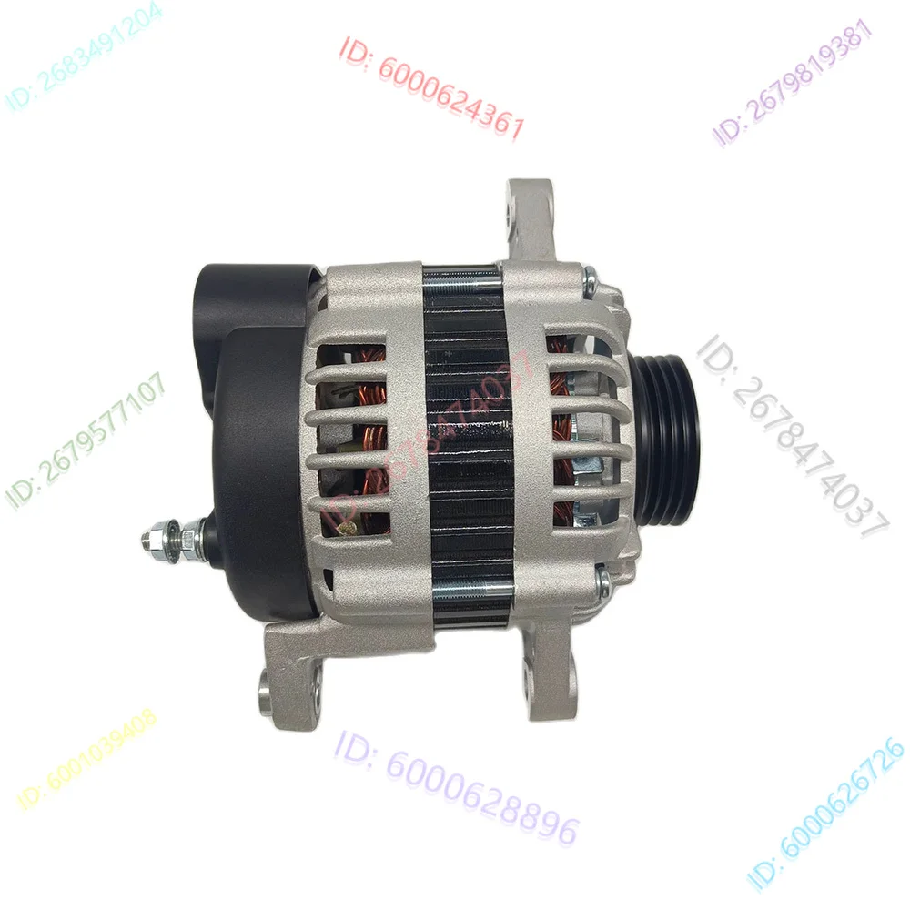 

2000W 12V 24V AC Permanent Magnet Brushless pure copper High Power Generator Brushless Alternator Pulley Type Permanent Magnet