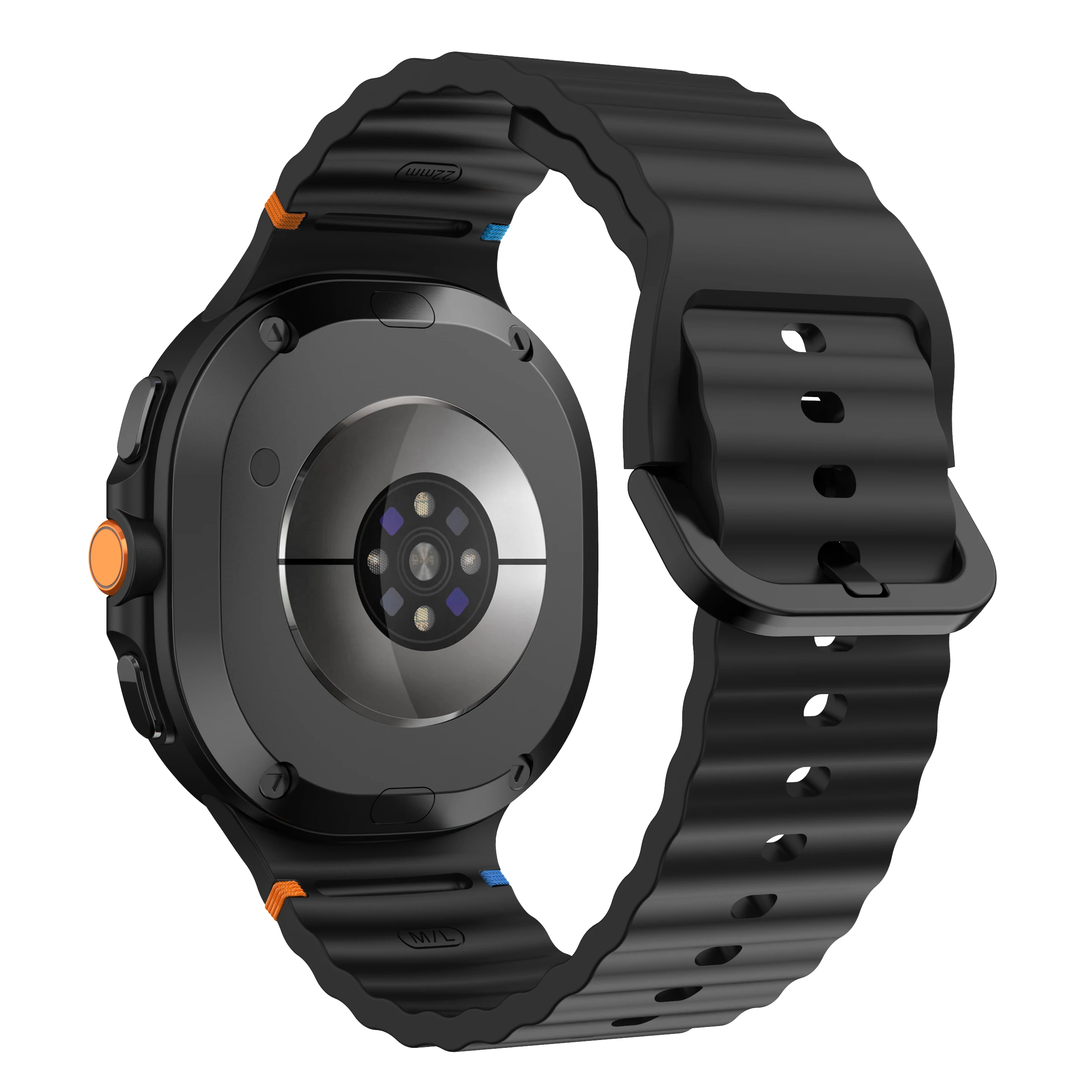 

Original Silicone Band For Samsung Galaxy Watch 8 40mm 44mm Correa pulseira Bracelet Galaxy Watch 8 Classic 46mm Sport Strap