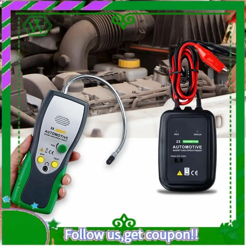 AC34-1Set Automotive Short Open Circuit Finder Tester Car Trucks Cable Tracker Open Short DC Circuit Tester