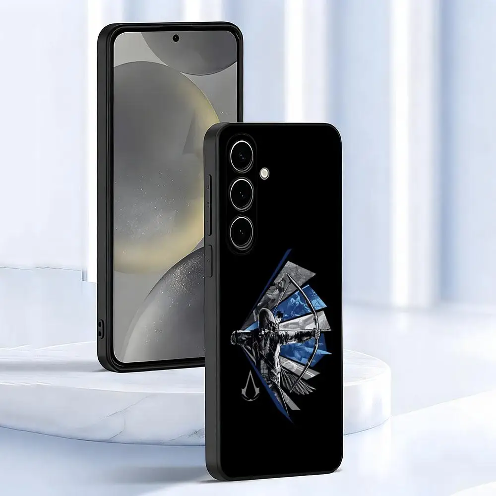 A-Assassins Game Creed Phone Case For Samsung S26 S25 S24 FE S23 S22 S21 Plus S20 Ultra Note20Ultra Black Soft Shell