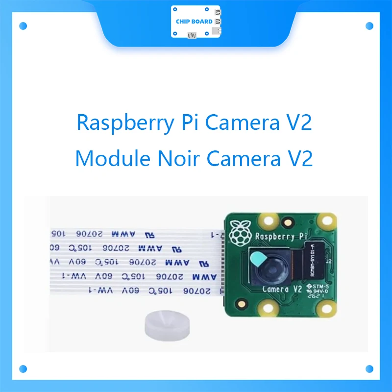 

Официальный модуль камеры Raspberry Pi V2, ночное видение, 8 миллионов пикселей, датчик Sony IMX219, для Raspberry Pi 4 / 3B + / 3B