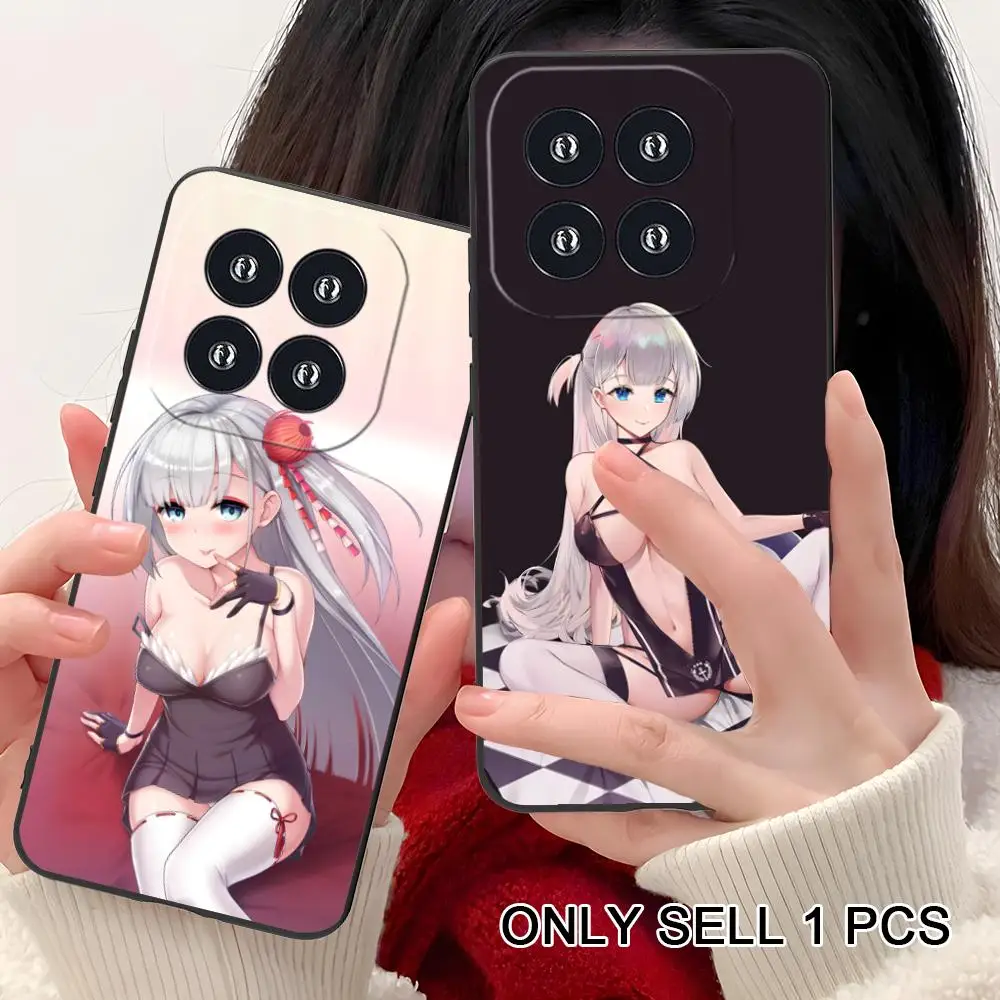 

Azur Lane Shoukaku Phone Case for Xiaomi 15 14 13 12 Mi 11 T Ultra Lite Pro S X 5G Soft TPU Shockproof Cover