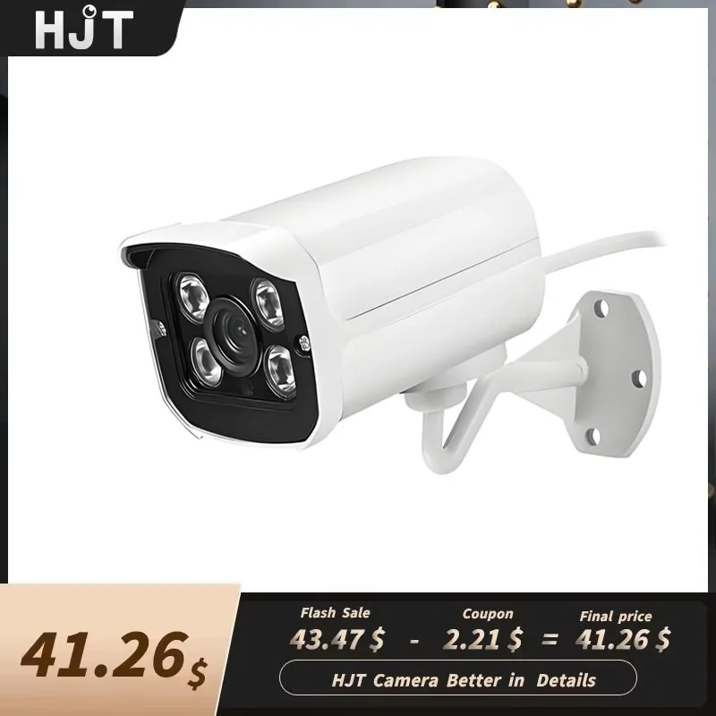 HJT  5MP WIFI IP камера Audio Outdoor Wireless H.265 Onvif 3.6mm IR Night Vision Home CCTV Video Surveillance Security к