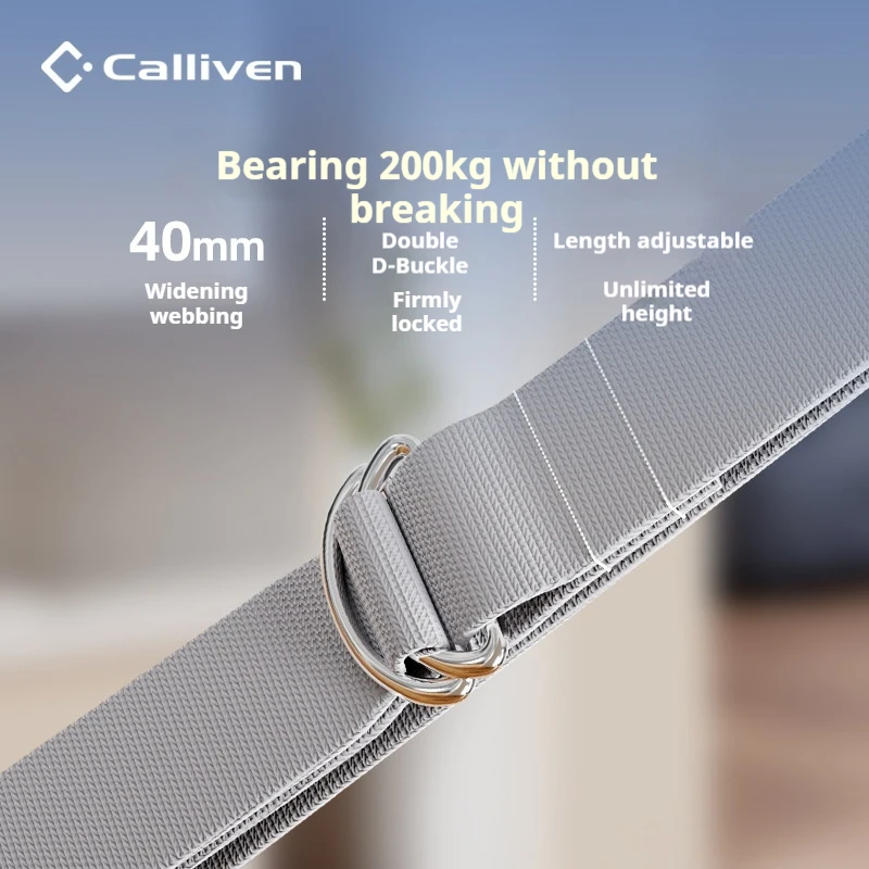 Horizontal bar pull-up power belt adjustable training assistance with elastic belt men and women indoor home fitness equipment