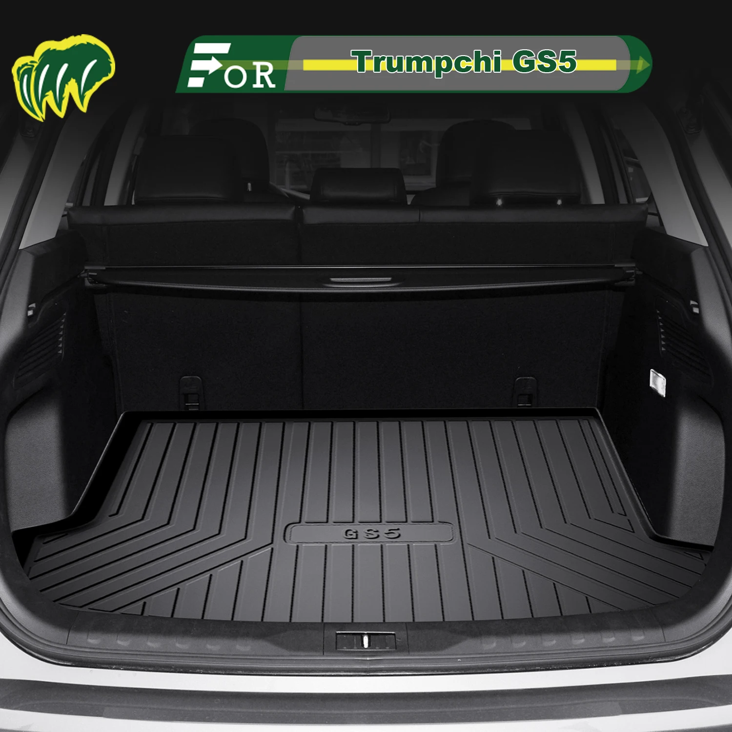 

Для Trumpchi GS5 2012-2021 TPE индивидуальный коврик для багажника автомобиля всесезонный коврик для багажника 3D-образный коврик для багажника Защитный коврик для заднего багажника