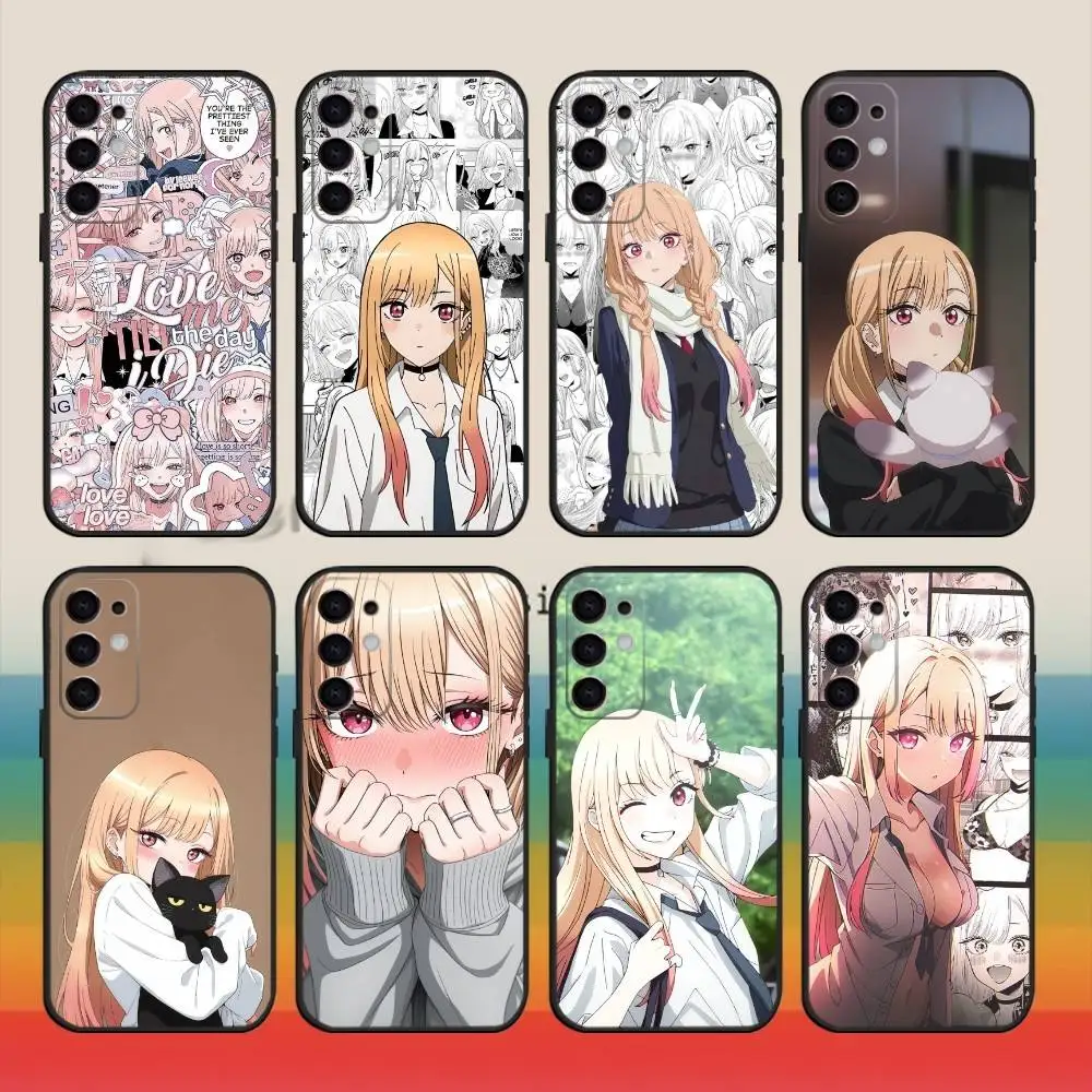 

M-My Dress Up D-Darlings Marin Kitagawa Phone Case For Samsung S25,S24,S23,S22,S21,S20,Plus,Fe,Lite,Others Black Cover