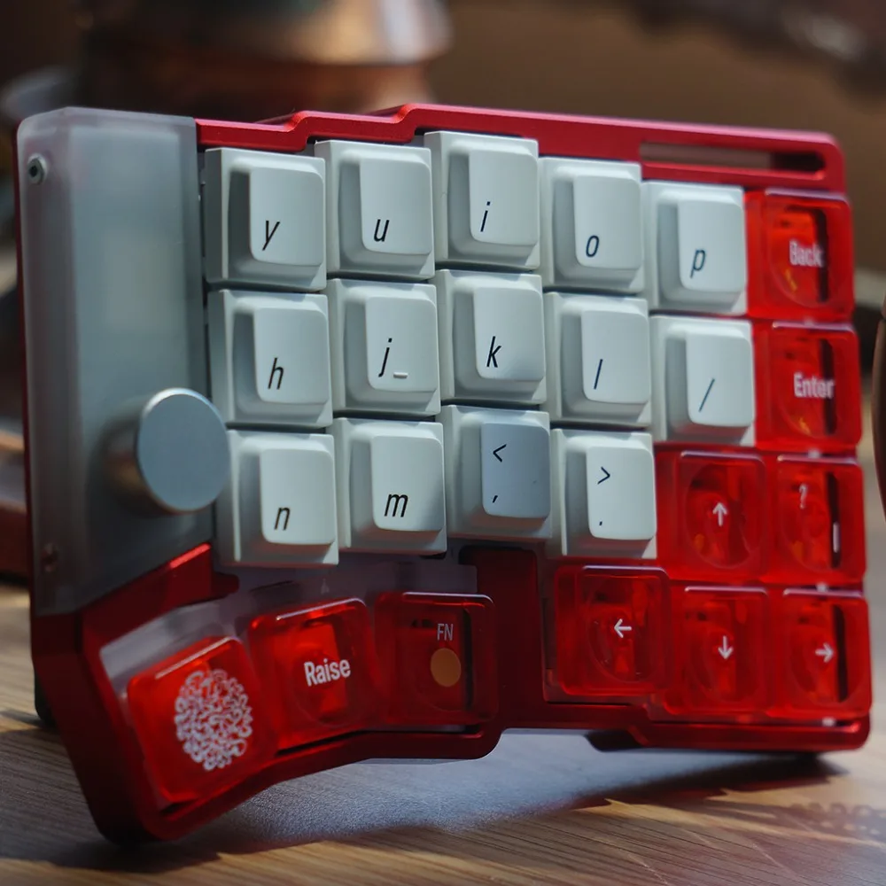 Cornix 3X6 Split Keyboard Kit Wired Bluetooth Dual-mode Hot Swap VIAL Aluminum Custom Knob Kailh Choc Switch Mechanical Keyboard