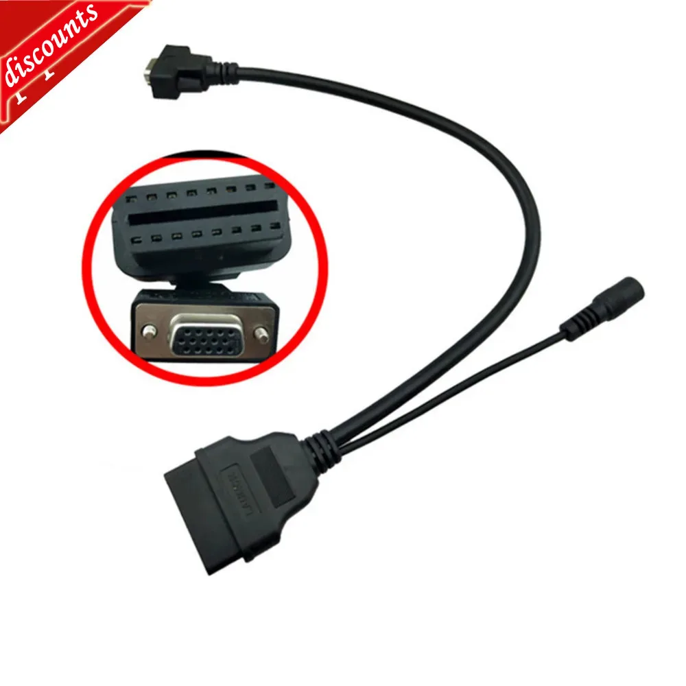 

2024 New OBD To 15pin Cable Connector Adapter For Transmitting X431 Pro / Pro3s, X431pro, Pro3, IV, 3G, Pad, Bluetooth