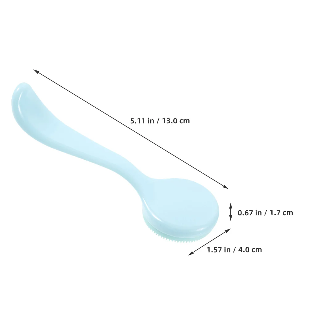 

4Pcs Silicone Facial Cleansing Brushes Soft Face Scrubber Blackhead Removal Deep Pore Cleansing Exfoliating Brush