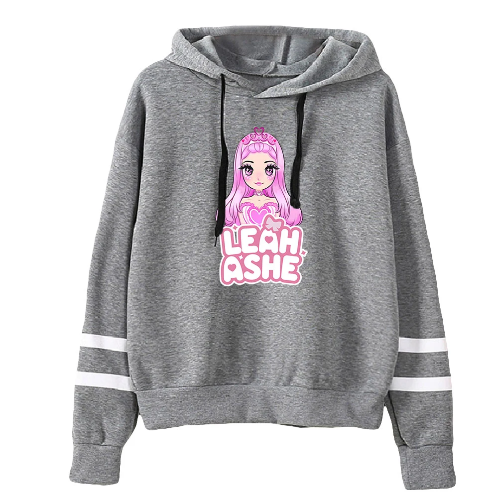 2022 Leah Ashe Fashion Printed Hoodies Women/Men Long Sleeve Hooded Harajuku Sweatshirts Casual Streetwear Clothes