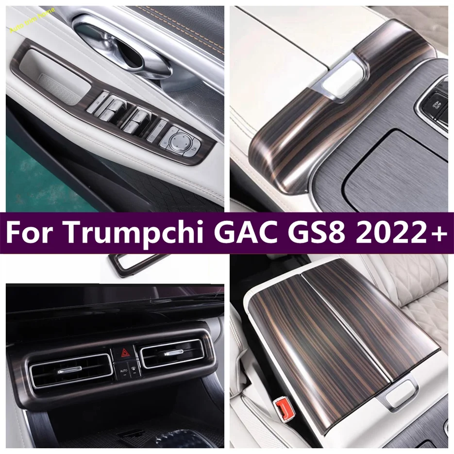 

Armrest Box Window Lift Button Air Conditioner Vent AC Outlet Frame Cover Trim For Trumpchi GAC GS8 2022 2023 Car Accessories