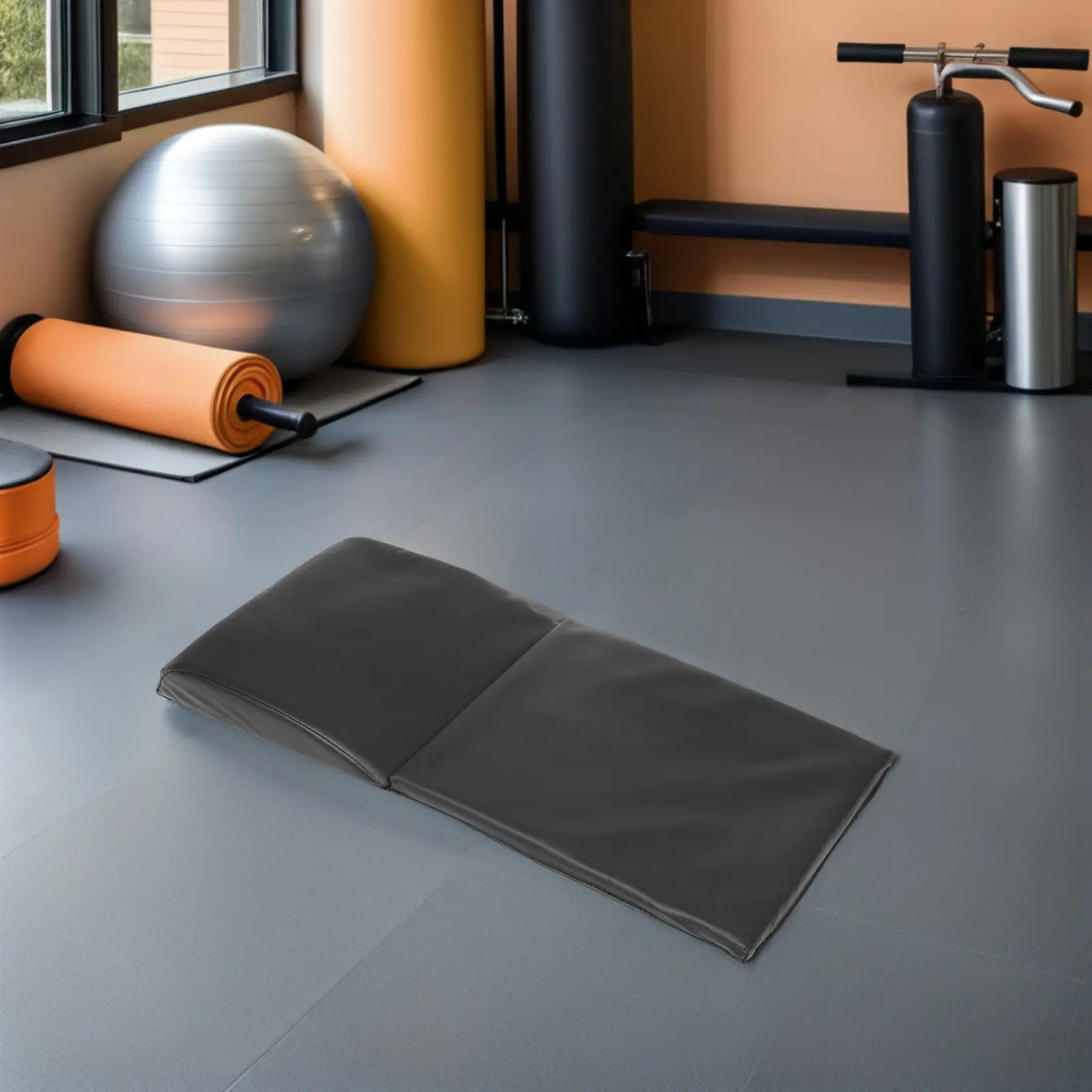 

Foldable Abdominal Sit Ab Exercise Mat Core Trainer Mat Home Gym Workout Cushion Support Folding Seat Cushion