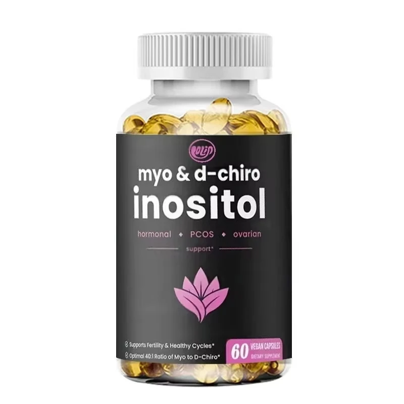

Inositol And D-chiro Inositol Supplements For Ovarian And Pcos Support 60vegetarian Capsules For Female Fertility And Ph Balance