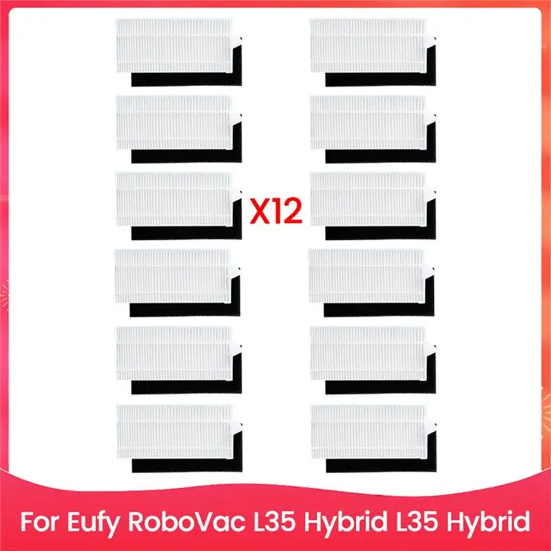 

ABUH-HEPA Filter+Sponge For Eufy Robovac L35 Hybrid L35 Hybrid Sweeping Robot Vacuum Cleaner Accessories Spare Parts Washable
