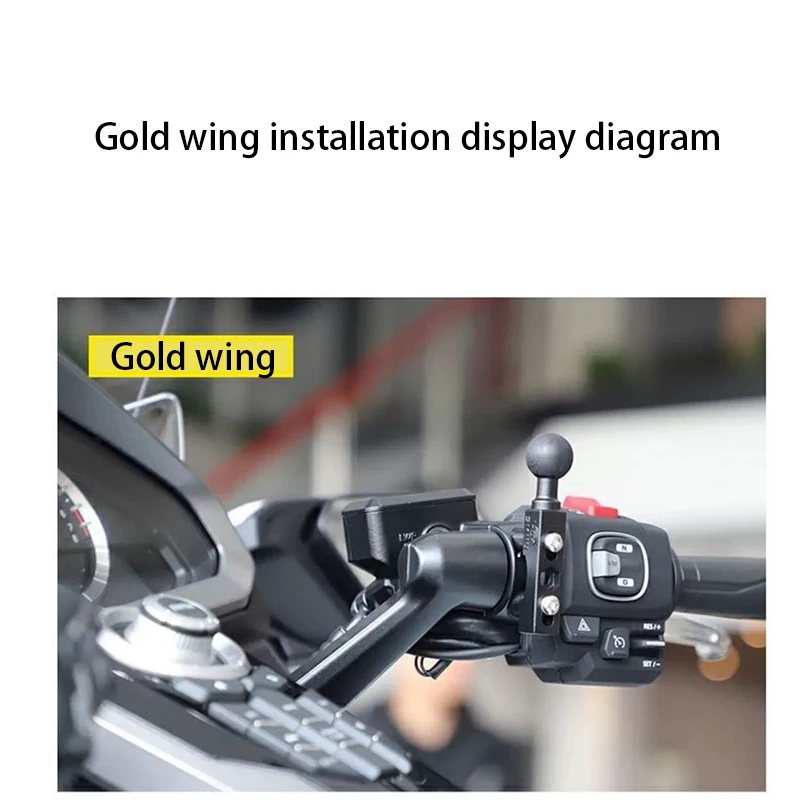 Soporte de teléfono para motocicleta, soporte de navegación, carga automática, especial, para Honda Gold Wing 1800, Goldwing GL1800GL