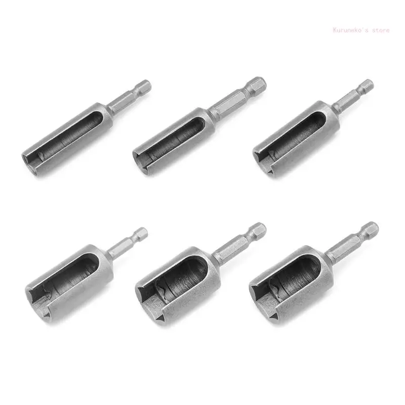 Destornillador tuercas 80 mm, llave vaso ranurada para broca hexagonal 1/4 pulgadas