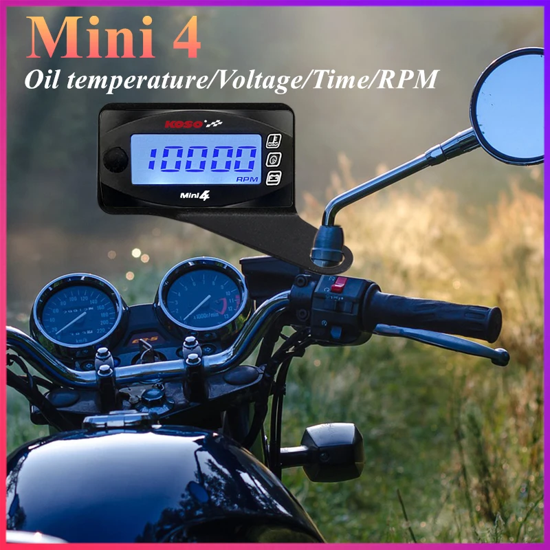 oil temperature motorcycle koso Tachometer Voltage Time For cb500x nmax125 XMAX250 300 NMAX CB400