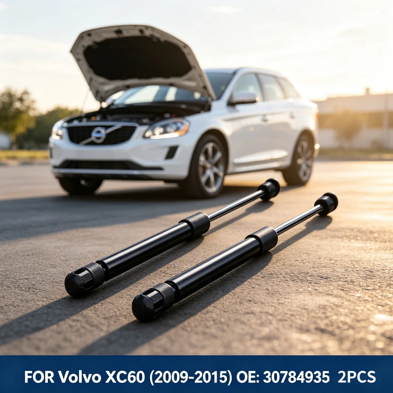 2PCS Fron Hood Lift Supports Struts Shocks Props OE 30784935 Dampers for Volvo XC60 2009 - 2015 Hood Lifts Gas Springs