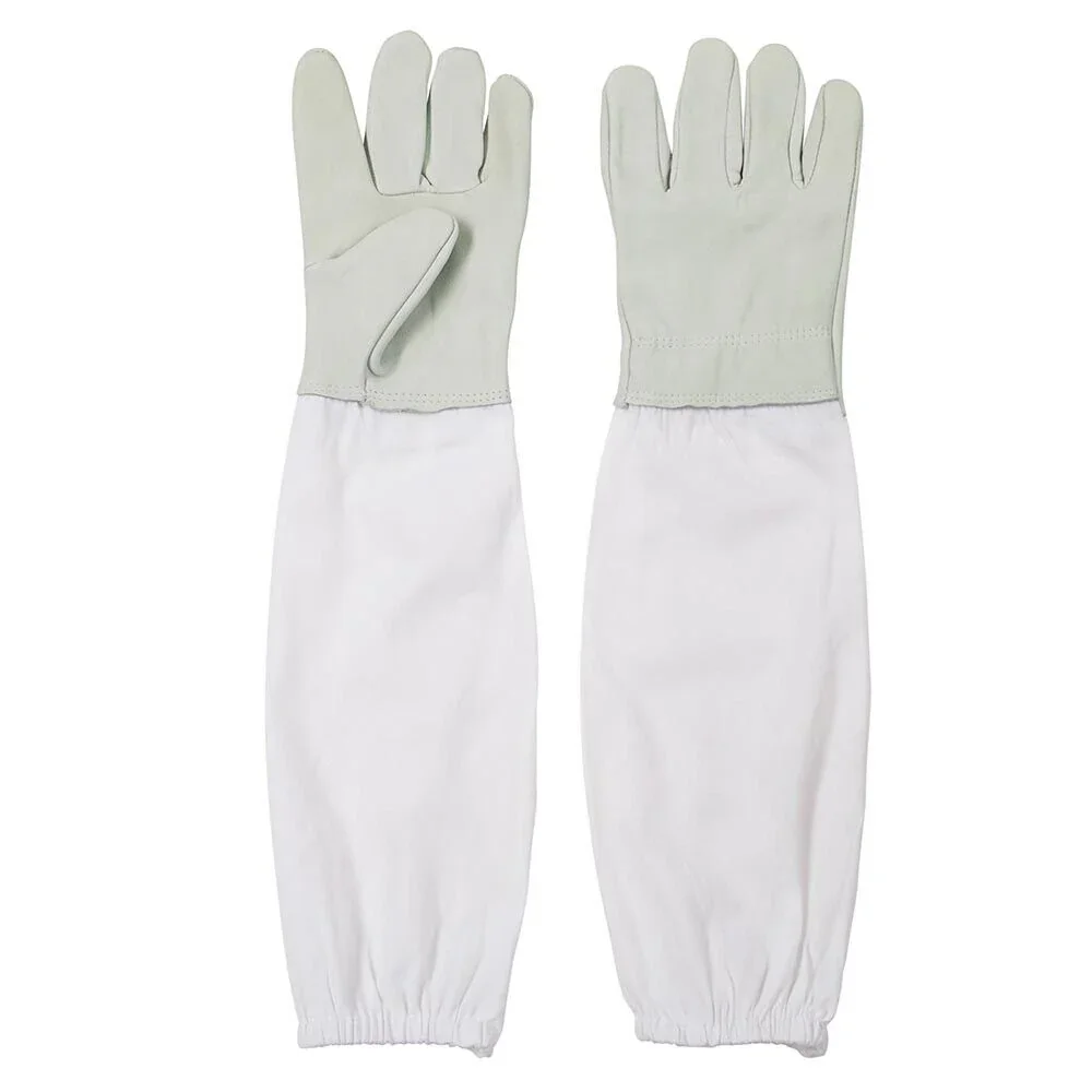 Beekeeping Gloves Anti bee Gloves Apiculture Tools Goatskin With Vented Long Sleeves Beekeeper Gloves Beekeeping Equipment