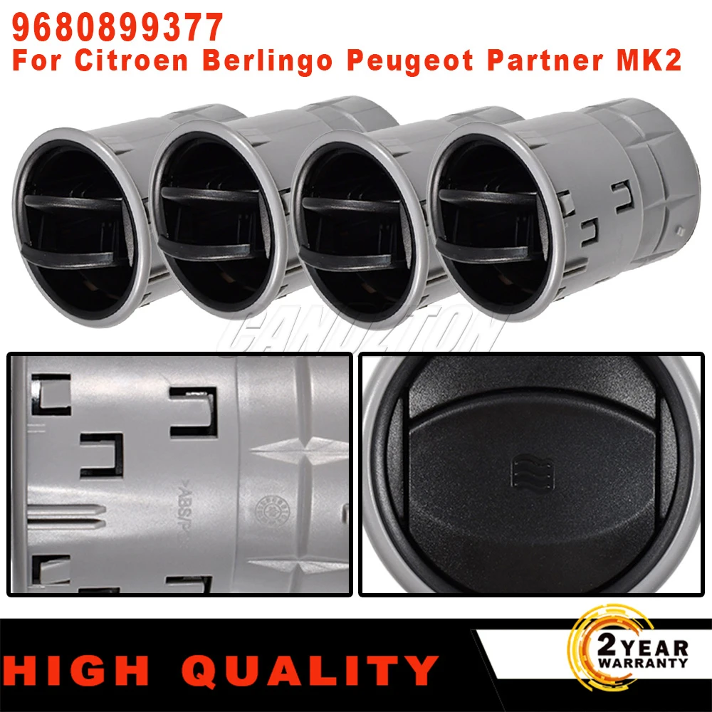 New For Citroen Berlingo Peugeot Partner MK2 Front Dashboard Air Vent Air Conditioner Grille Diffuser 9680899377 Car Accessories