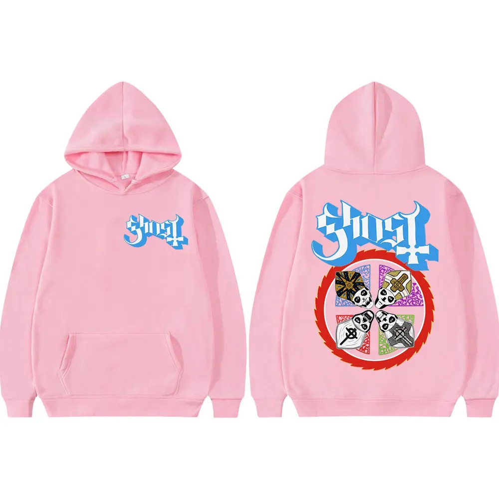 Limited Ghost Band Graphic Hoodies Men Women Clothing Fashion Y2k Oversized Pullovers Harajuku Rock Pop Music Hooded Sweatshirts