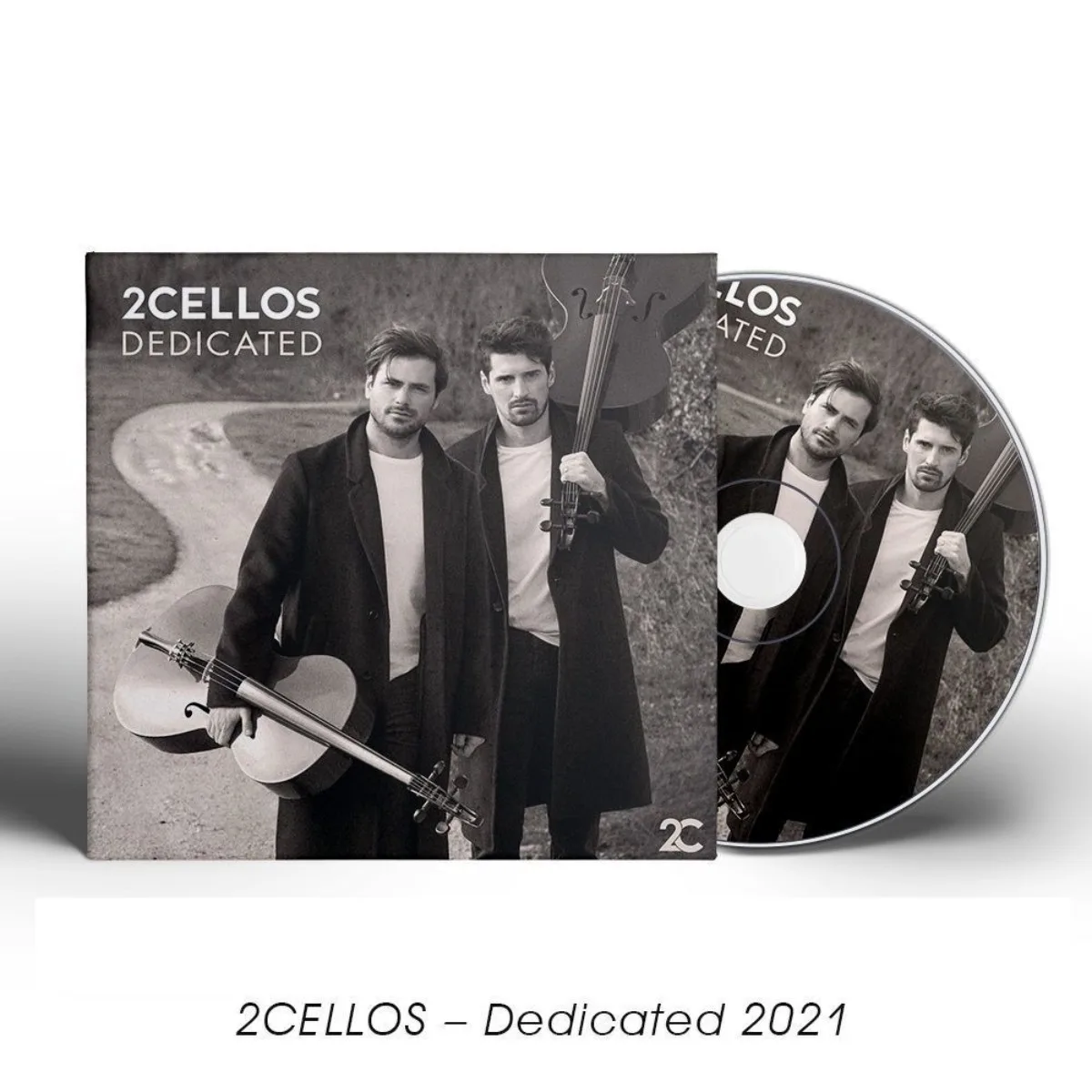 

2CELLOS Dedicated 2021 Cello Performance Music CD, Iconic Classical Crossover Instrumental Compilation Physical Disc, Only CD