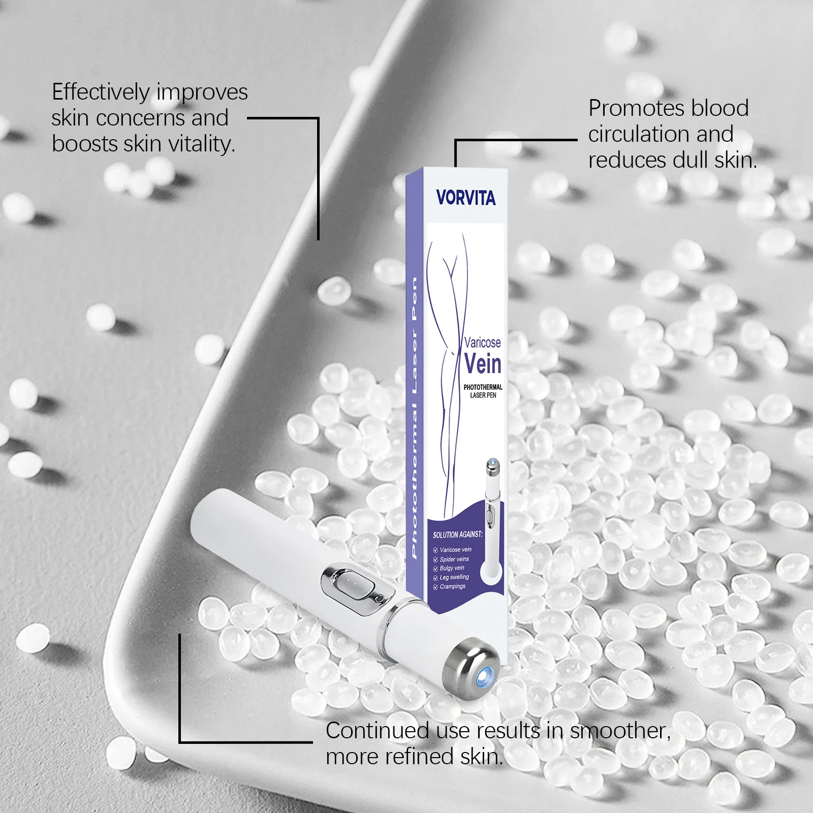 Skin Care Pen Soothes Leg Discomfort Nourishes & Softens Comfort Skin Gentle Effective Daily Travel-Friendly Portable Care Pen