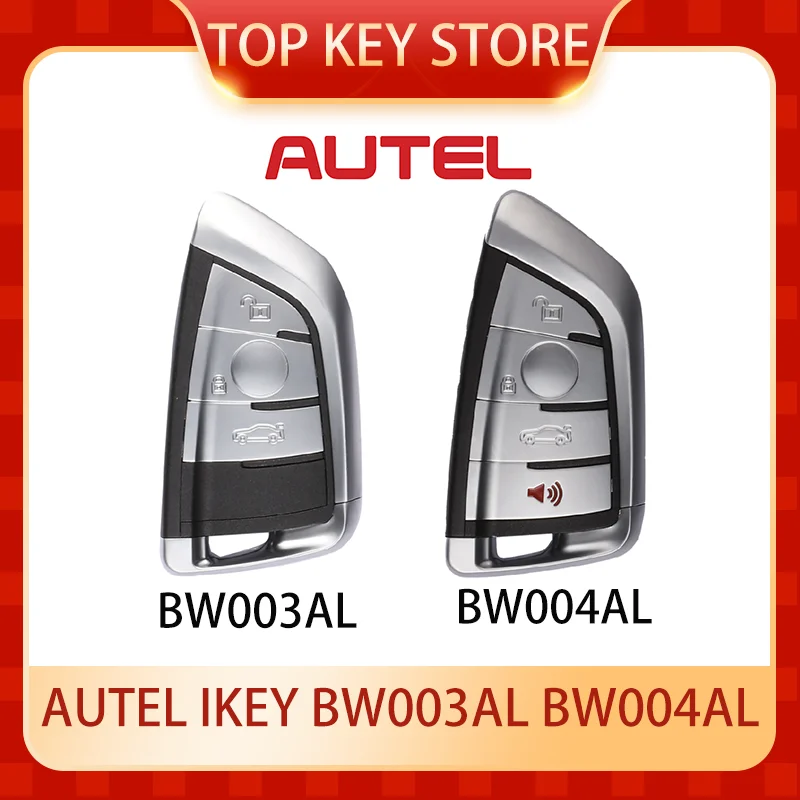 AUTEL IKEY Razor tipo BW003AL BW004AL BMW Razor FEM CAS4 BDC2 nuevo diseño llave inteligente Universal para KM100 IM508 IM608 XP400Pro