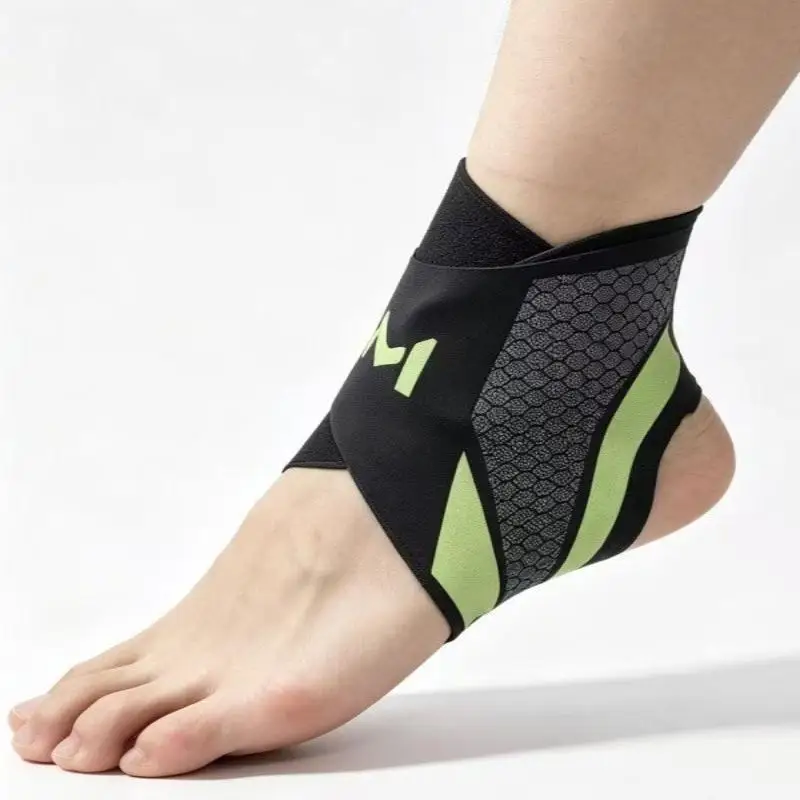 1pc Adjustable Ankle Compression Support Strap, Breathable And Lightweight, Suitable For Daily Use, Neutral Design, Stable Fit