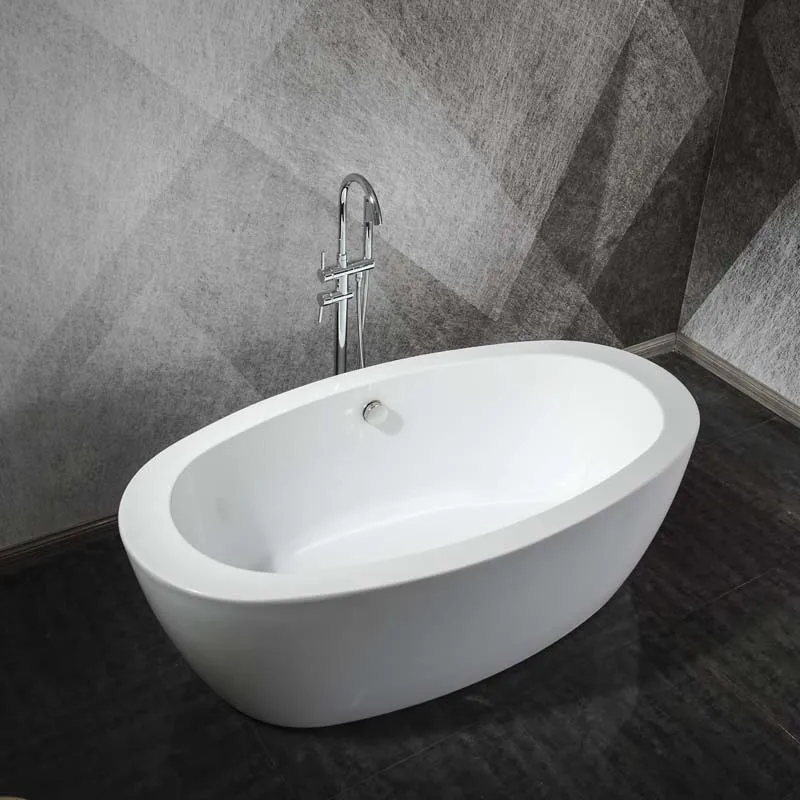 

Acrylic independent butt seamless wide-sided oval hotel engineering SPA bath Spa