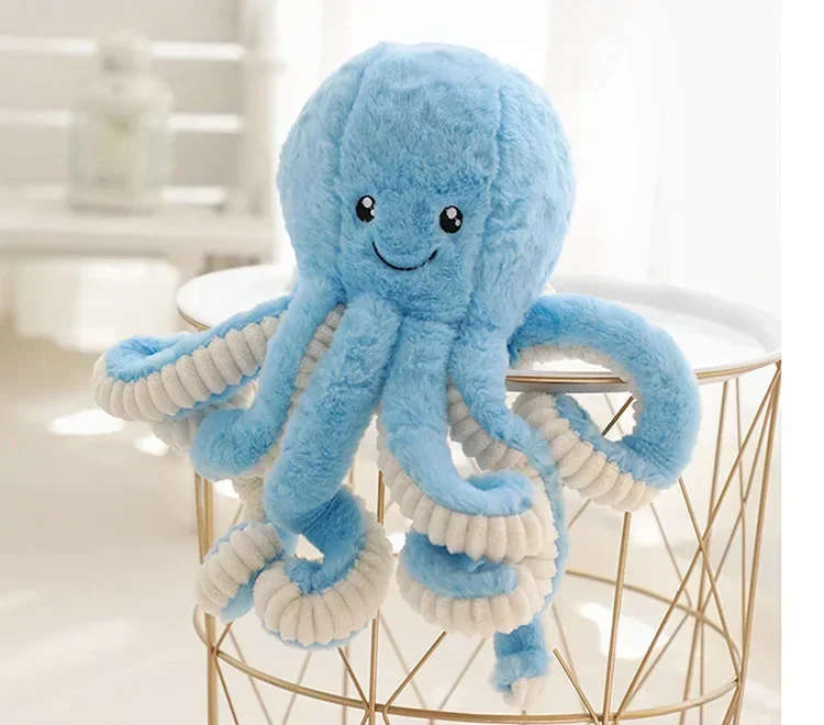 

[TML] Super Lovely Simulation octopus Pendant Plush Stuffed Toy soft Animal Home Accessories Doll Children baby Gifts