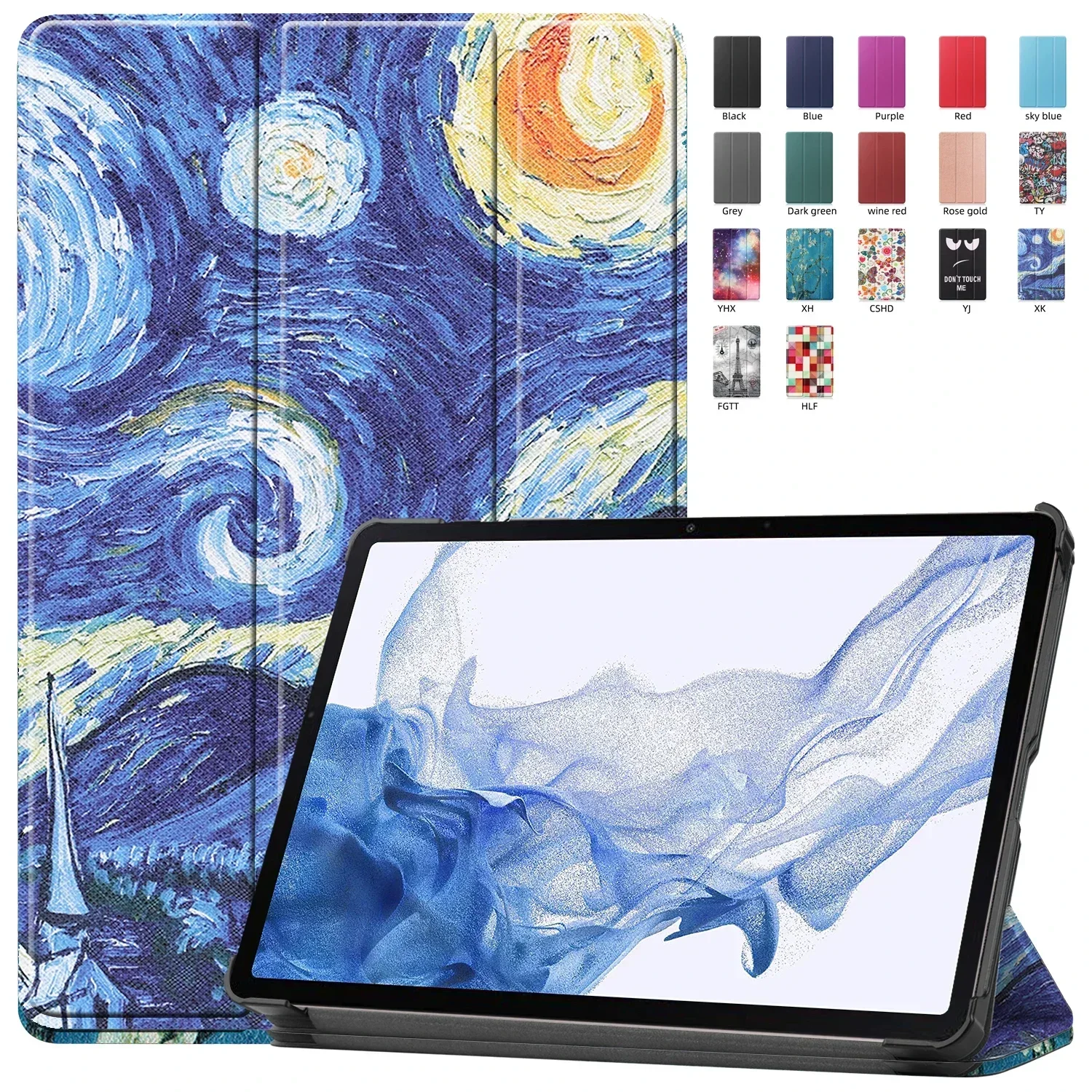 Funda para tableta Amazon Fire HD7 2019 2022, funda para tableta con tapa a prueba de golpes de 7 pulgadas para niños Amazon Fire HD8 2018 2020 2022 de 8 pulgadas