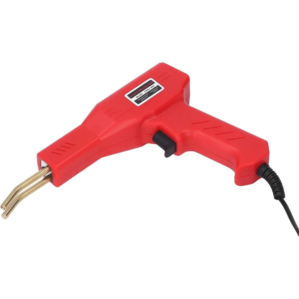 ماكينة لحام البلاستيك 50 وات، ماكينة لحام دباسة ساخنة محمولة باليد، طقم تصليح مصد السيارة مع 4 أشكال من الدبابيس للوحة القيادة،