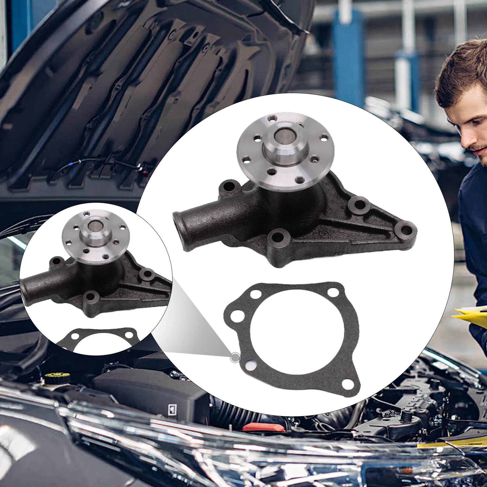 

Автомобильный водяной насос, простая установка своими руками Gwp130 с прокладкой для двигателя Mgb 1800 A4A 18 В, грузовика, автомобилей