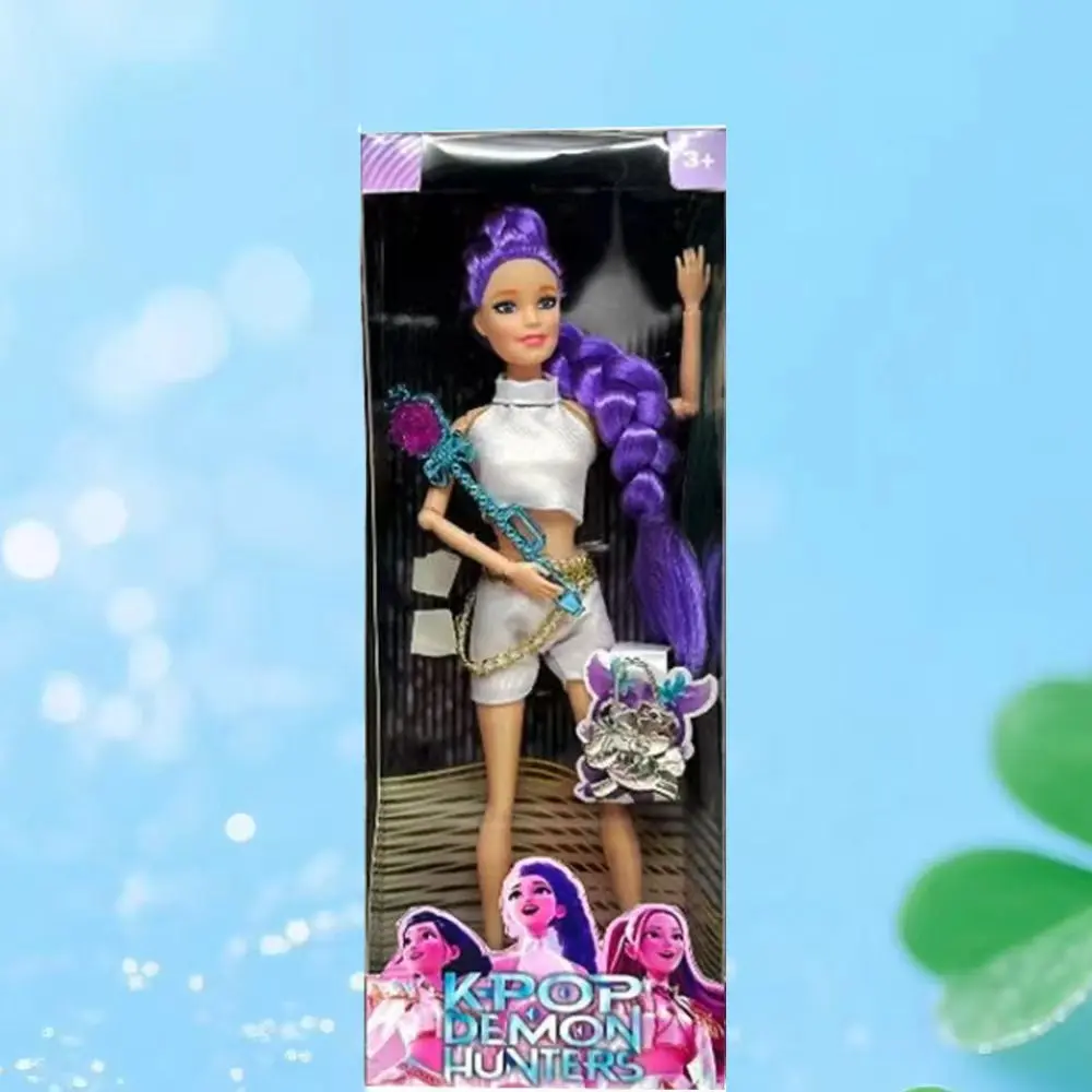 $_@ New Cute Kpop Demon Hunters Figure - PVC Cartoon Gaming Peripherals, Kids' Desk Collection Gift_%