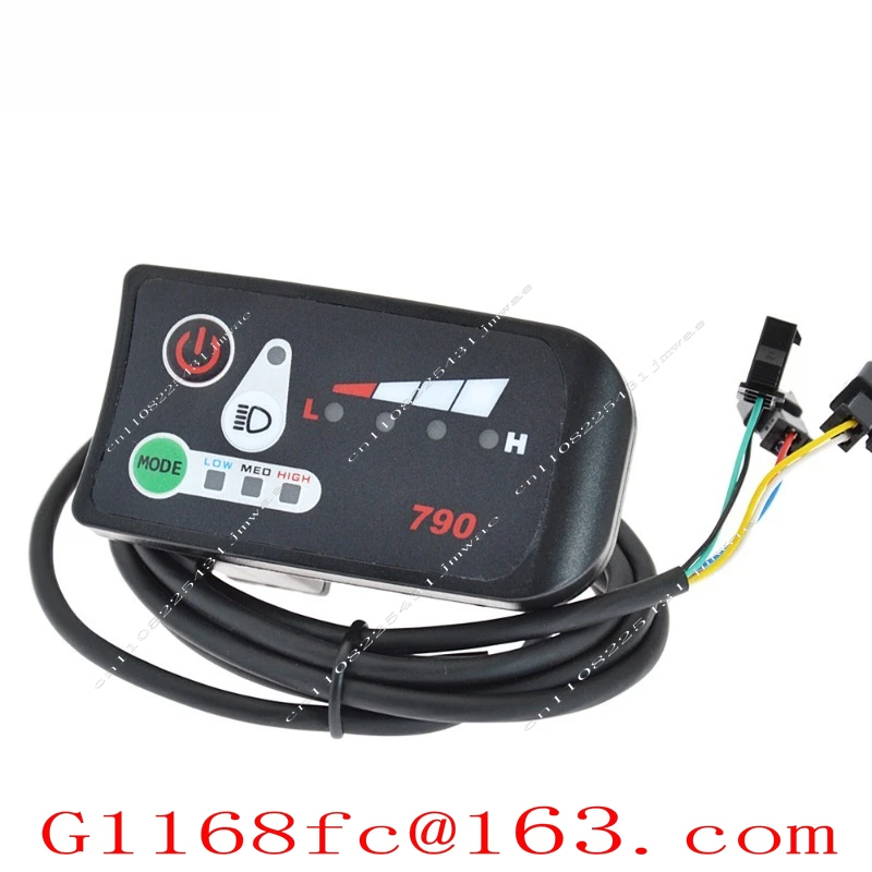 36V48V Electric Vehicle, Bicycle Meter LED Power Display 6km Boost Meter 790 Meter