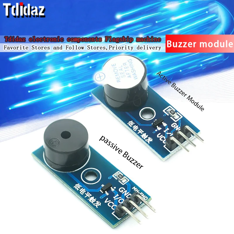 Hochwertiges aktives/passives Summermodul für Arduino. Neues DIY-Kit. Aktive Summer-Module mit niedrigem Niveau