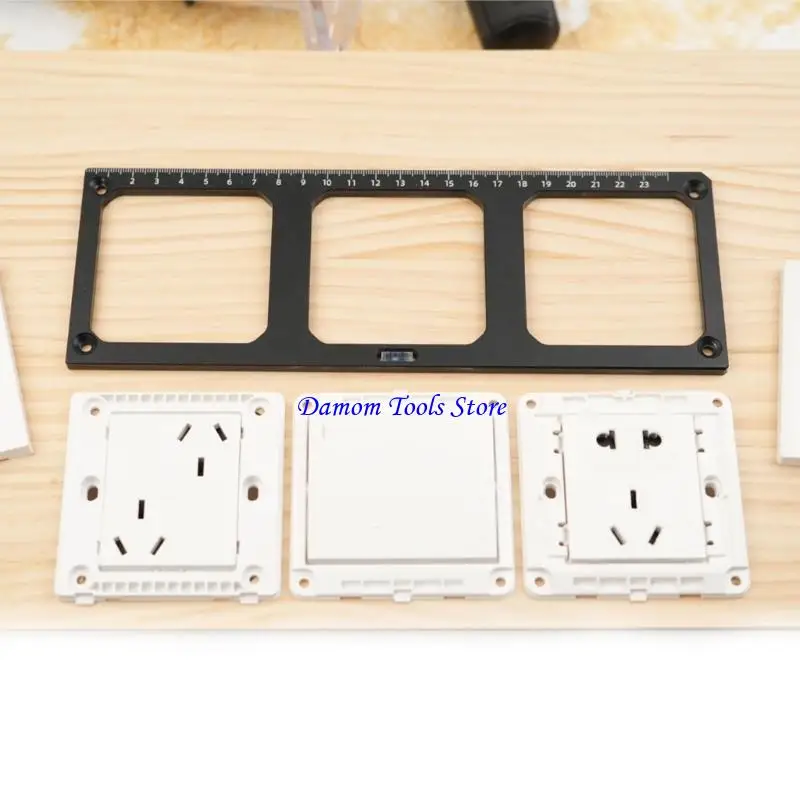 

57BE 86 Тип Шаблон для проводной коробки Розетка Нижняя коробка Открытые отверстия в нижней части коробки Выключатели Шаблон для