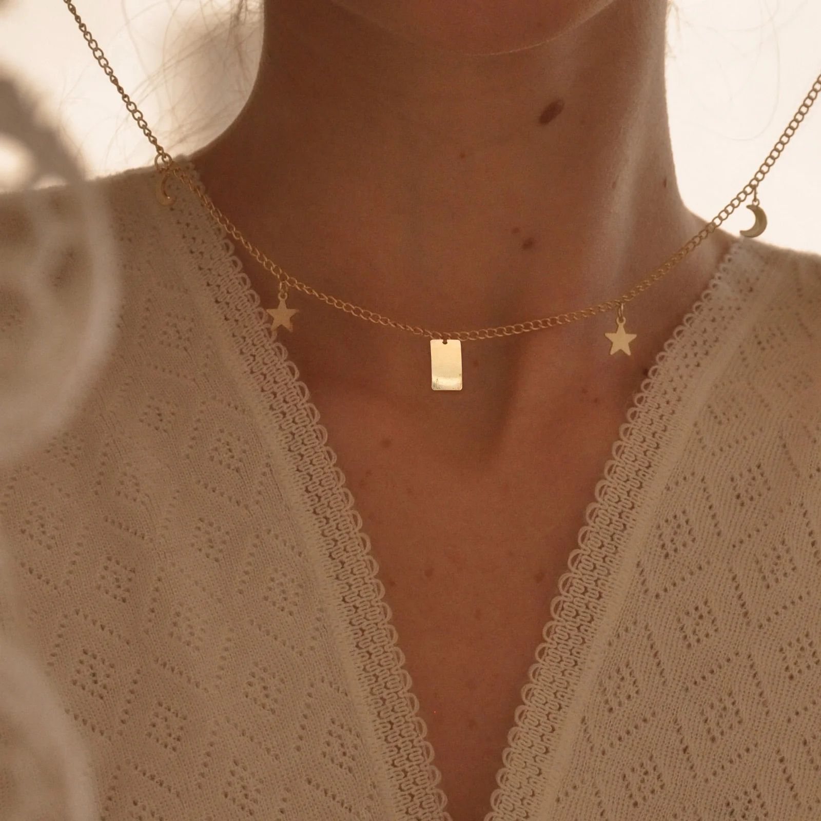 50pcs Copper Slice Diy Jewelry Making Supplies Single Hole Dangle For Necklace Bracelet Keychain Craft Scrapbooking Copper