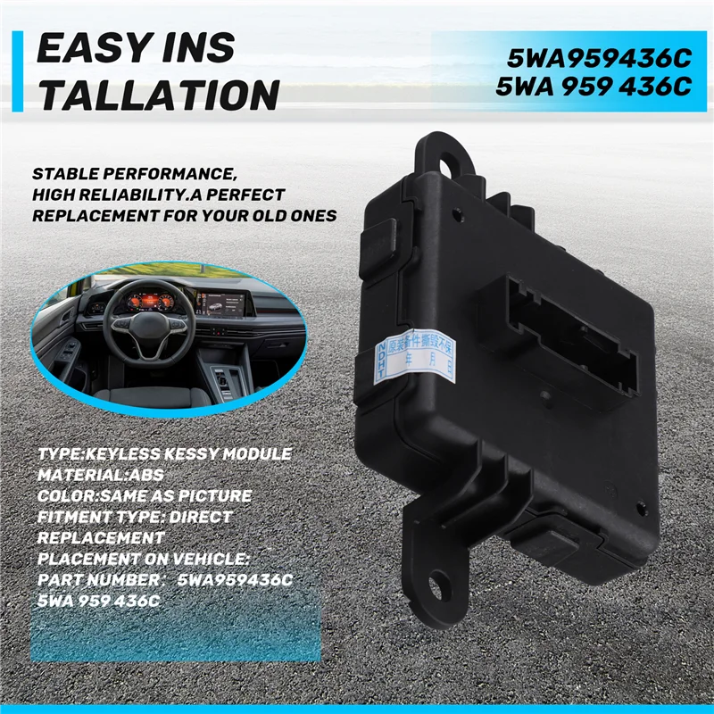 Módulo Kessy sin llave para coche AW-5WA959436C para VW MQB EVO Platfrom Golf MK8 para A3 8Y para Skoda One Key Start 5WA 959 436C